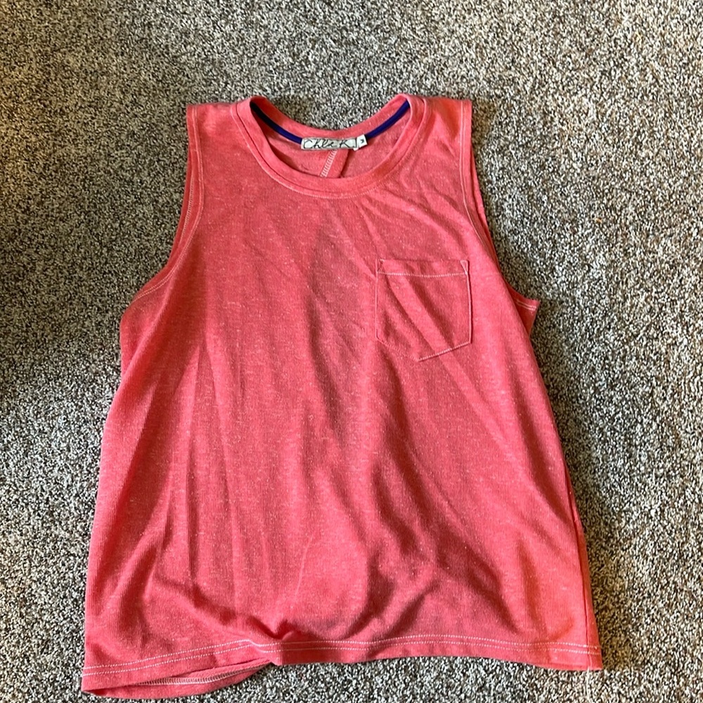 Chloe K open back tee M